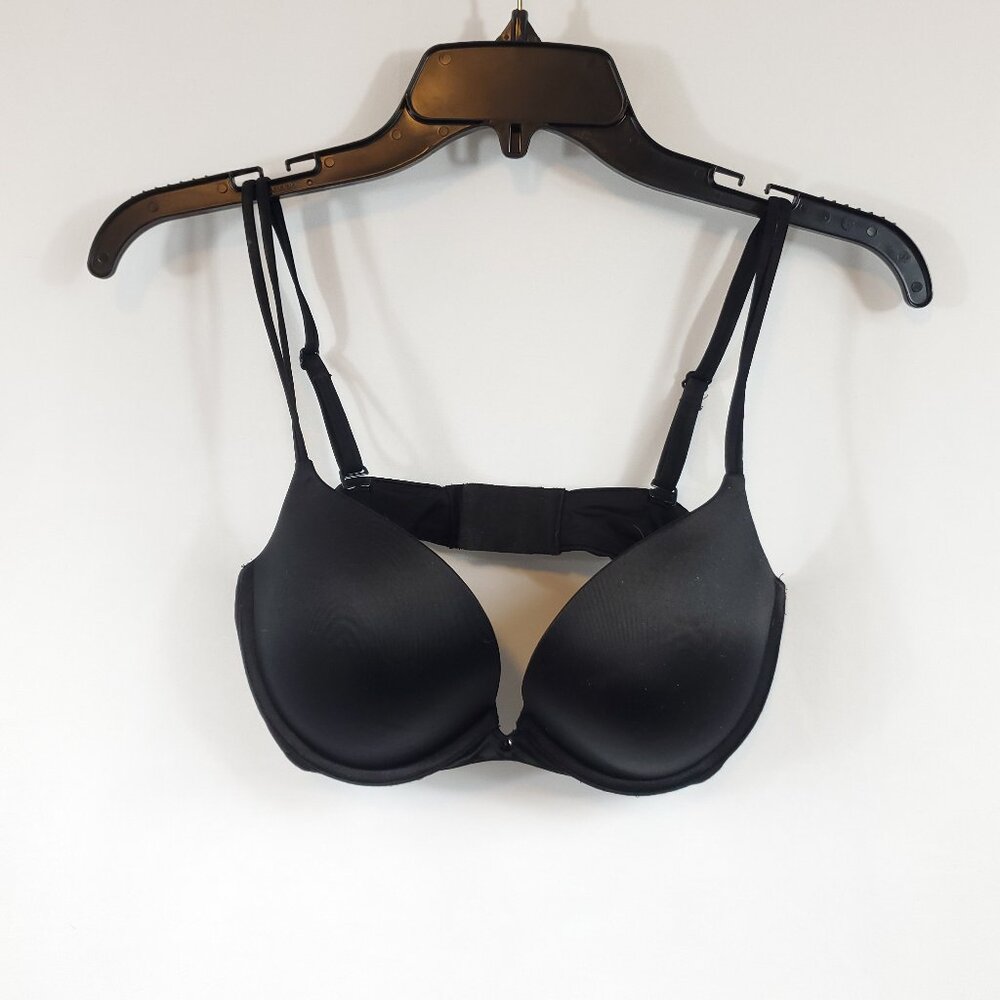 Victorias Secret Black Push Up Womens Bra Sz 34D